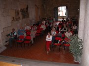 Alcuni partecipanti al
Simposio francigeno
di Tuscania
(6690 bytes)